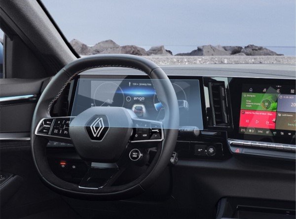 Renault Megane E Tech 12 İnç Dijital Gösterge Ekran Koruyucu